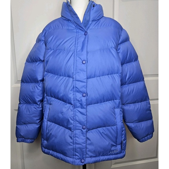 LL Bean Women's Goose Down Puffer Jacket Size 1X Plus Outdoor Winter Warm - Picture 1 of 8